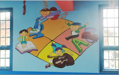 柳州幼儿园墙体手绘