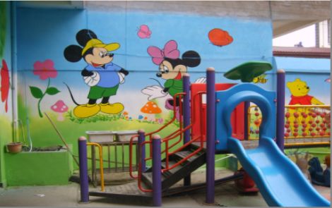 柳州幼儿园室外彩绘
